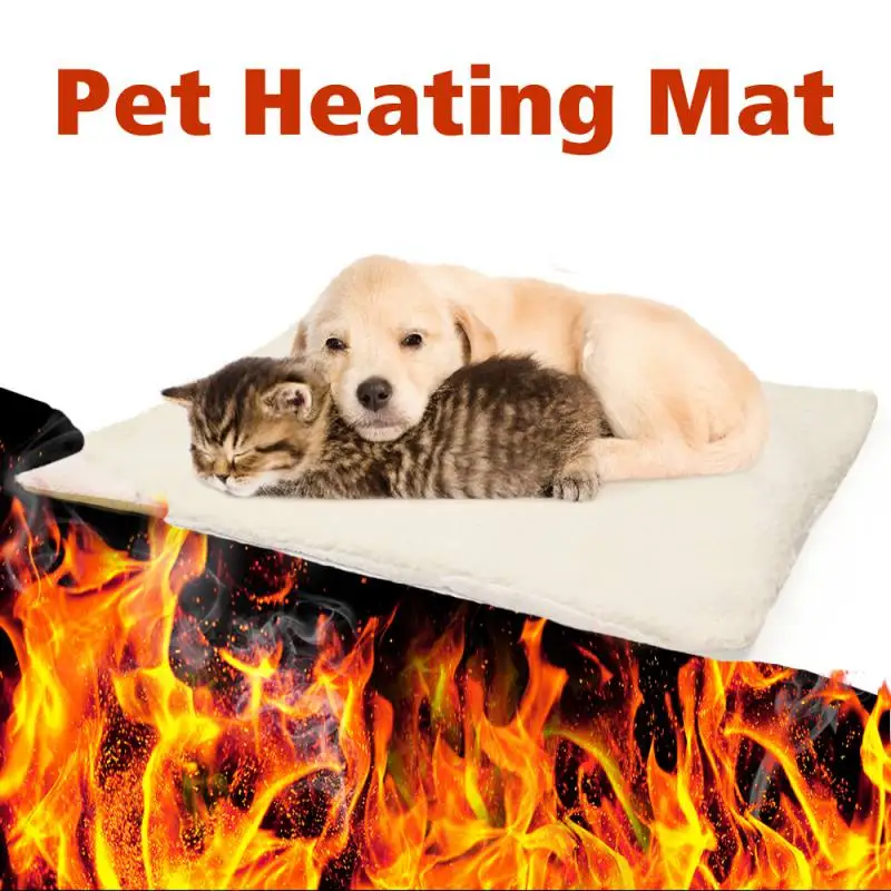 

Self Heating Pet Bed Super Soft Comfortable Mat Warmer Supplies Pad Cat Dogs Durable Waterproof Electric Warming Mat