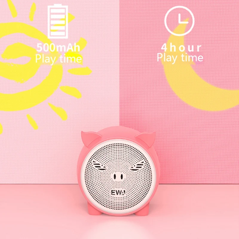 Уличный портативный мини-динамик EWA A101C с Bluetooth беспроводной динамик FM-радио |