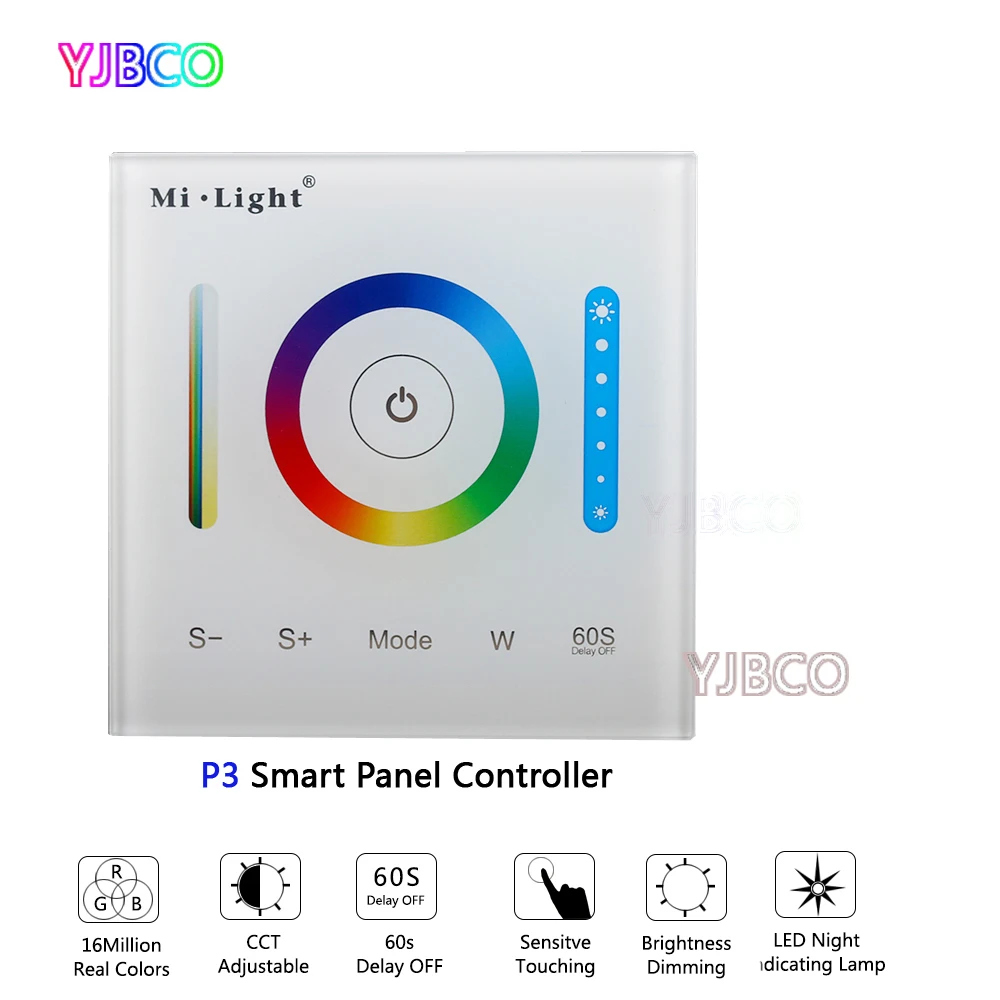 P1/P2/P3 Miboxer led Смарт панель контроллер затемнения Led диммер RGB/RGBW/RGB + CCT цветовая