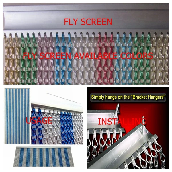 Дверная занавеска с цепочкой двойная дверь|Противомоскитные сетки| |