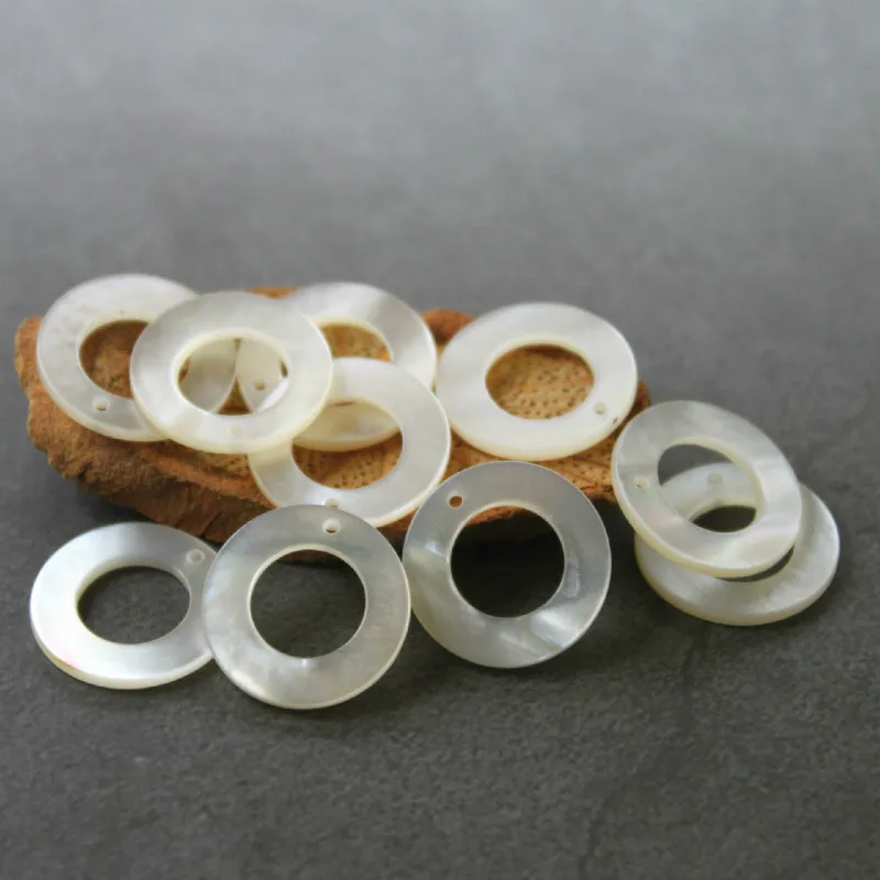 Натуральные морские ракушки популярное кольцо из белых ракушек подвесные