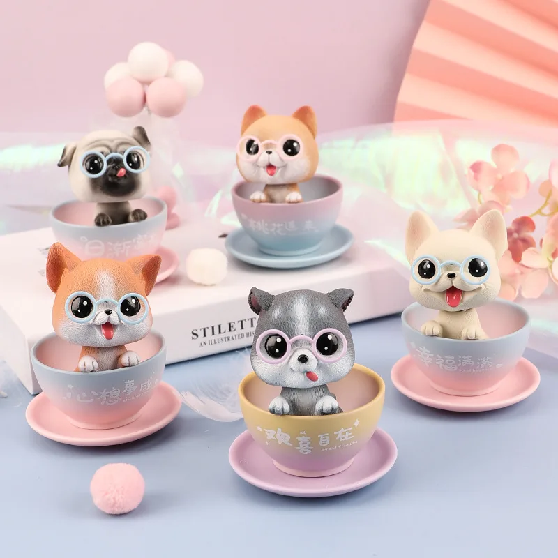 

Blind Box Teacup Dog Pet Dog Blind Box Decoration Student Children Gift Creative Decoration Car Decoration