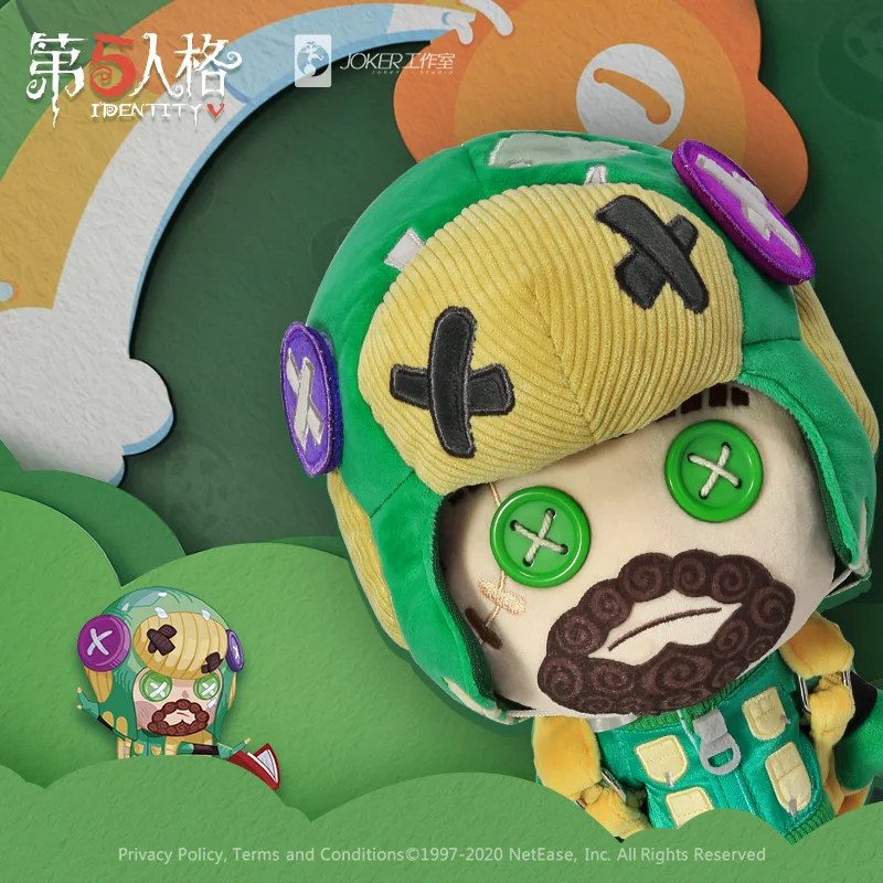 

Game Identity V Fairy Tale Kurt Frank Mr Turtle Adventurer Plush Doll Anime Cosplay Changeable Clothes DIY Dressup Design Pillow