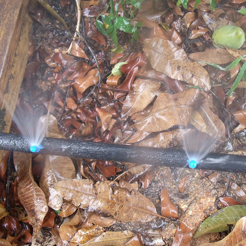 50 Pcs Garden Irrigation Simple Refraction nozzle Watering Flower Mist Nozzle Threaded connection 90/180/360 Degrees Sprayer | Дом и сад