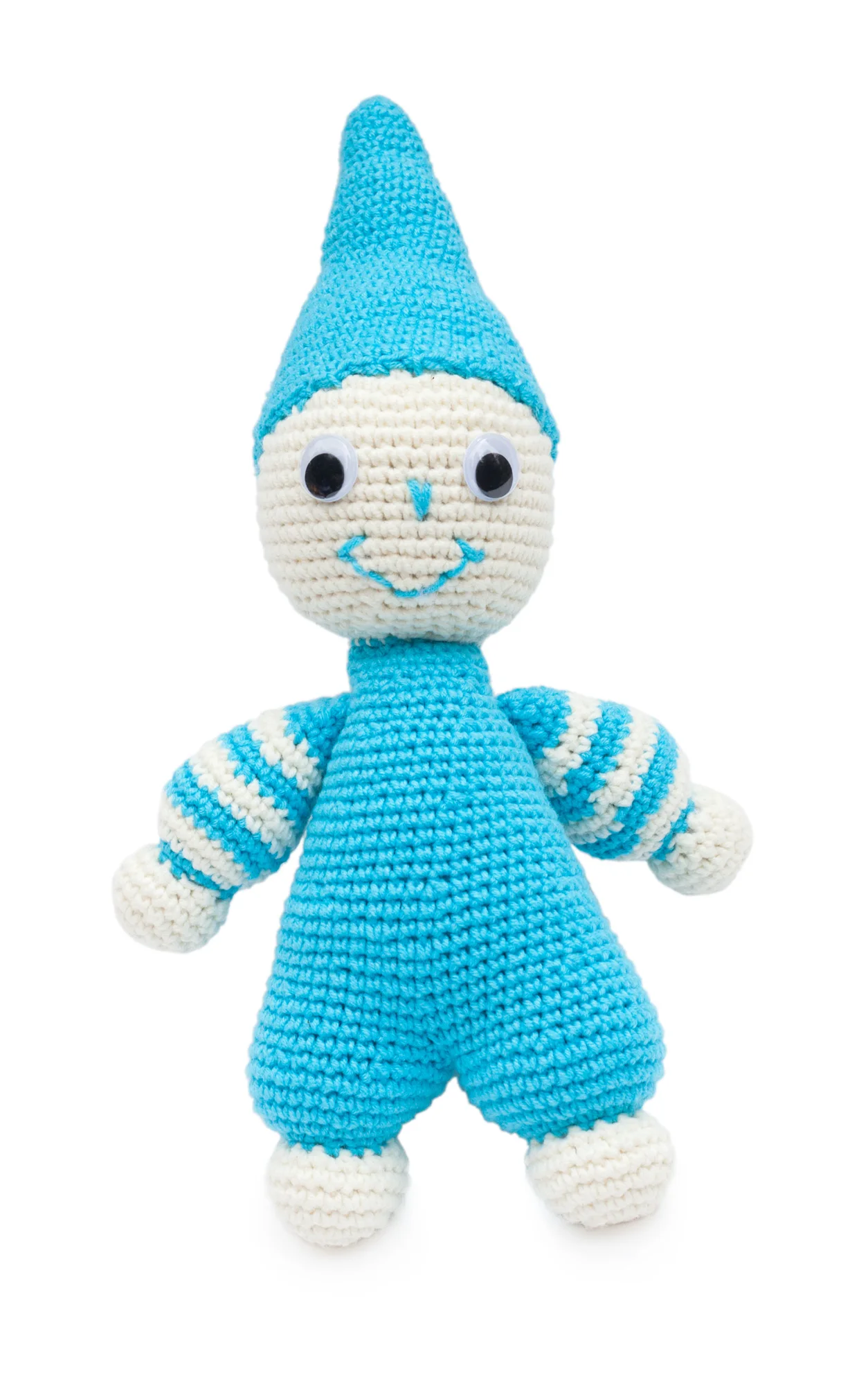 Милая мягкая игрушка амигуруми ручной работы для мальчиков и девочек 25 см