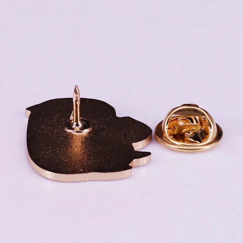 Эмалированные металлические значки Kawaii морская свинка и технические булавка на