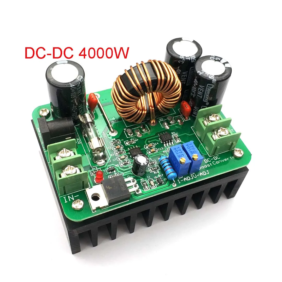 

600W Boost Module Power Supply DC-DC Step Up Constant Current Voltage 9v-60V To 12v-80V 48V 72V Booster Converter