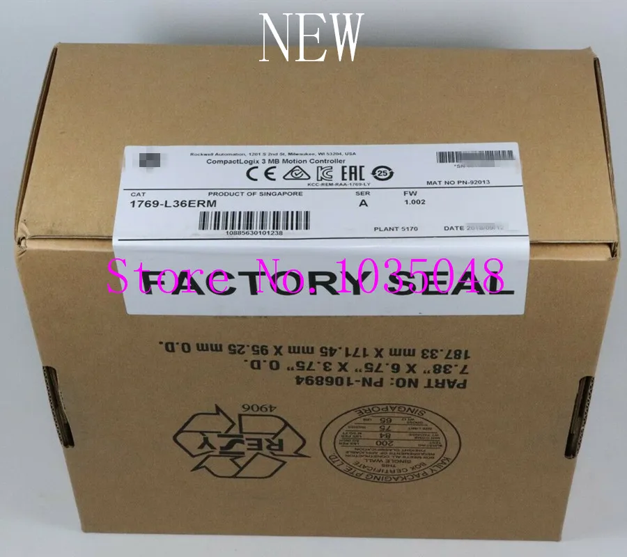 

1PC 1769-L36ERM A 1769-L36ERM New and Original Priority use of DHL delivery #01
