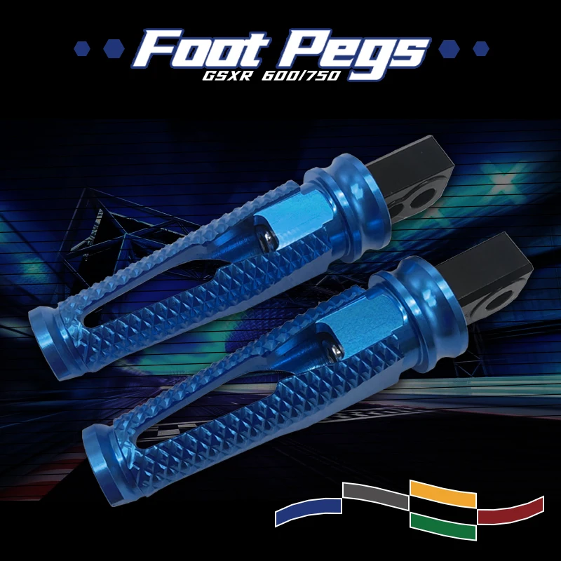 Для GSX-R600 Footpegs GSX-R750 GSXR 600 750 GSXR600 GSXR750 2006-2016 мотоцикла CNC пассажирские подставки