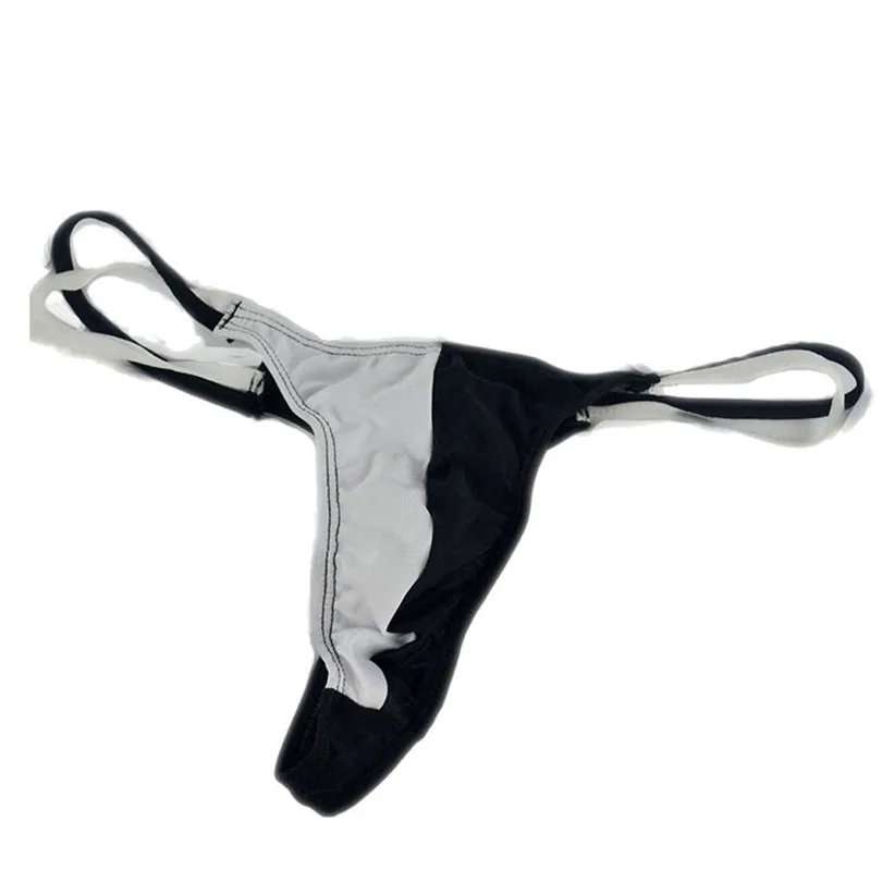 Мужские Удобные трусы стринги цветная футболка сексуальное нижнее белье мужские