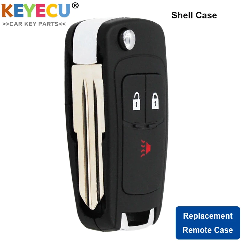 KEYECU чехол для автомобильного ключа с дистанционным управлением Chevrolet Spark 2012 2013 2014