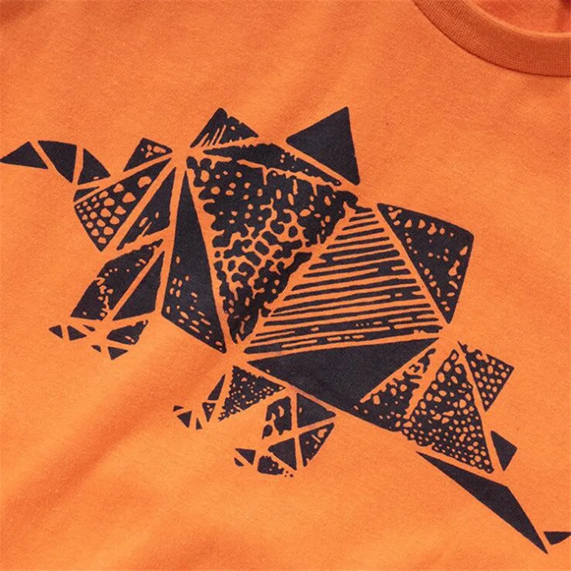 Baby Boys Clothing Sets Autumn Winter Cartoon Dinosaur Printed Cotton Boys Girls Outfit Long Sleeve Shirt Pant