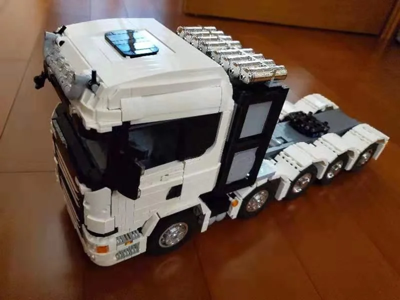 конструктор moc scania тягач трейле