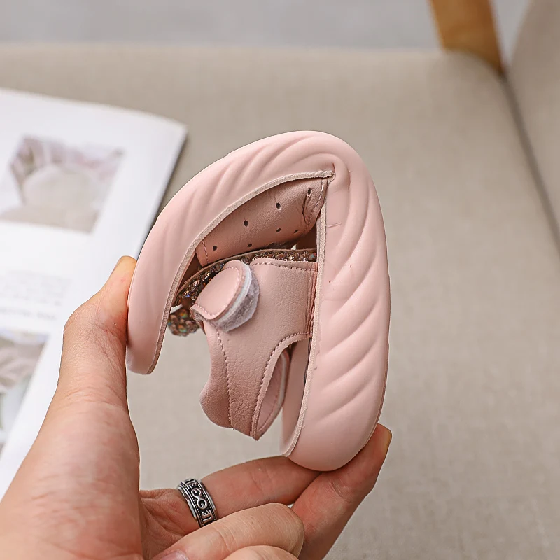 

Kids Butterfly Knot Sandals Summer Children Cute Princess Shoes Anti-slip Beach Sandals Girls Party Dress Wedding Bowtie Shoes