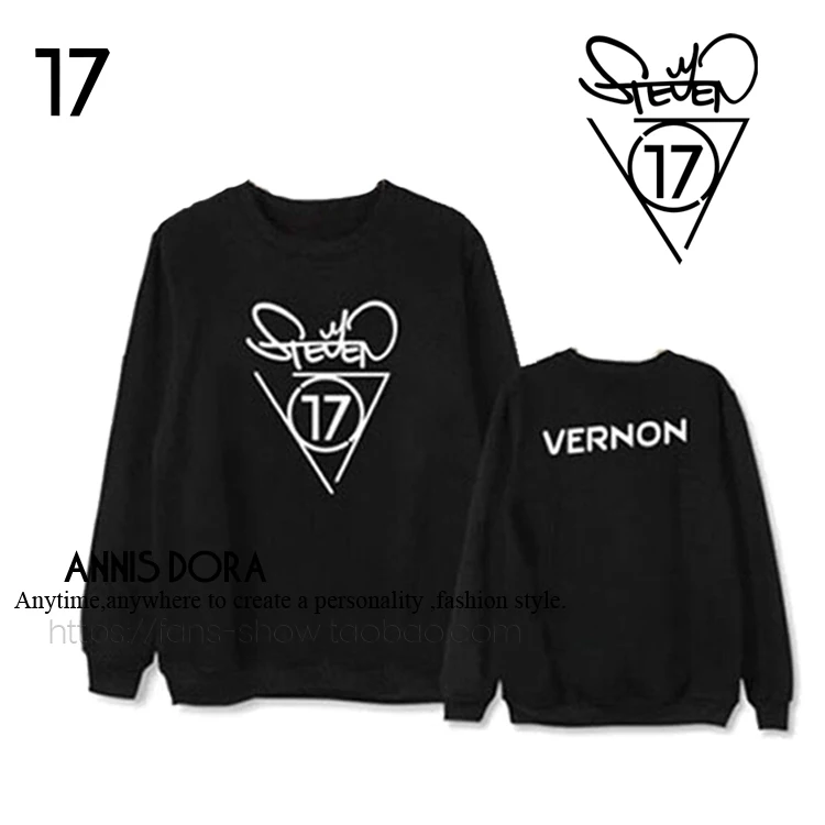 KPOP SEVENTEEN Vernon Wonwoo The8 Dk Mingyu Jun Dino Hoshi Joshua одинаковый стиль пуловеры свитер|sweater style|sweater