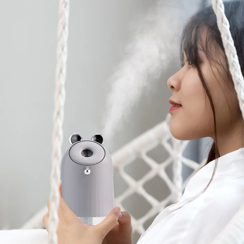 

Portable Mini USB Humidifier 7 Color LED Light Air Humidifier Essential Purifier Ultrasonic Aromatherapy Diffuser