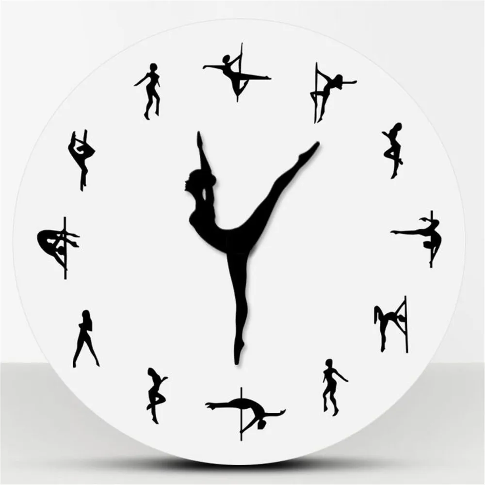 Танцоры Настенный декор полюс минималистский дизайн современный ночной клуб