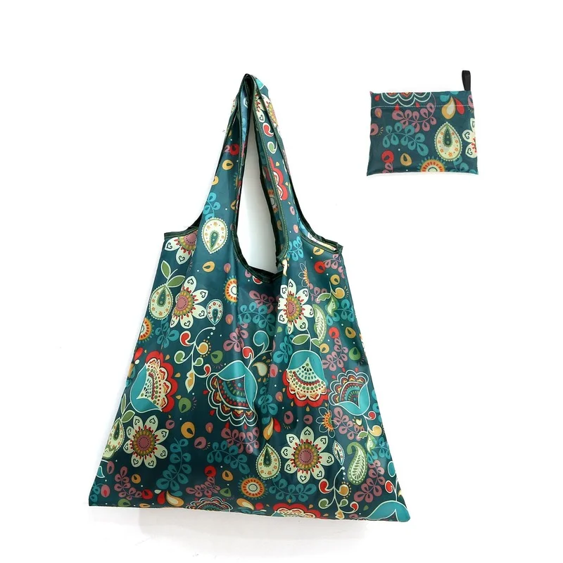 

Экологичная сумка для покупок, портативная складная сумка-тоут из ткани Оксфорд, вместительные сумки для продуктов, милый кухонный Органай...