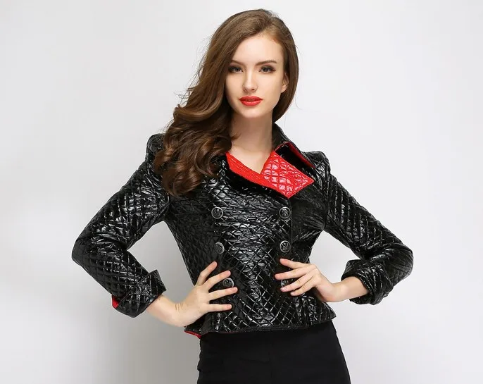 

New Scarlett winter new women's Casual Short Sleeved cotton padded jacket women slim coat