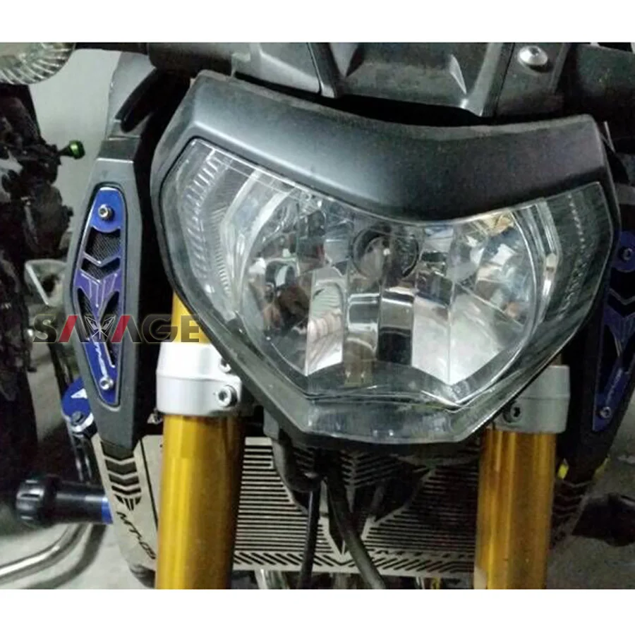 Впускная воздушная впускная Крышка для YAMAHA MT09 MT 09 2014 2015 2016 3D Logo аксессуары