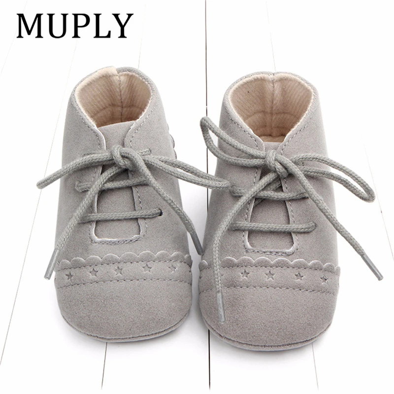 Hot Newborn Baby First Walk Shoes Girl Boy Soft Nubuck Leather Prewalker Anti-slip Moccasins Footwear Toddler |
