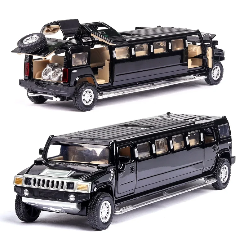 Высокая моделирования 1:32 сплава hummer лимузин литье металла модели автомобиля