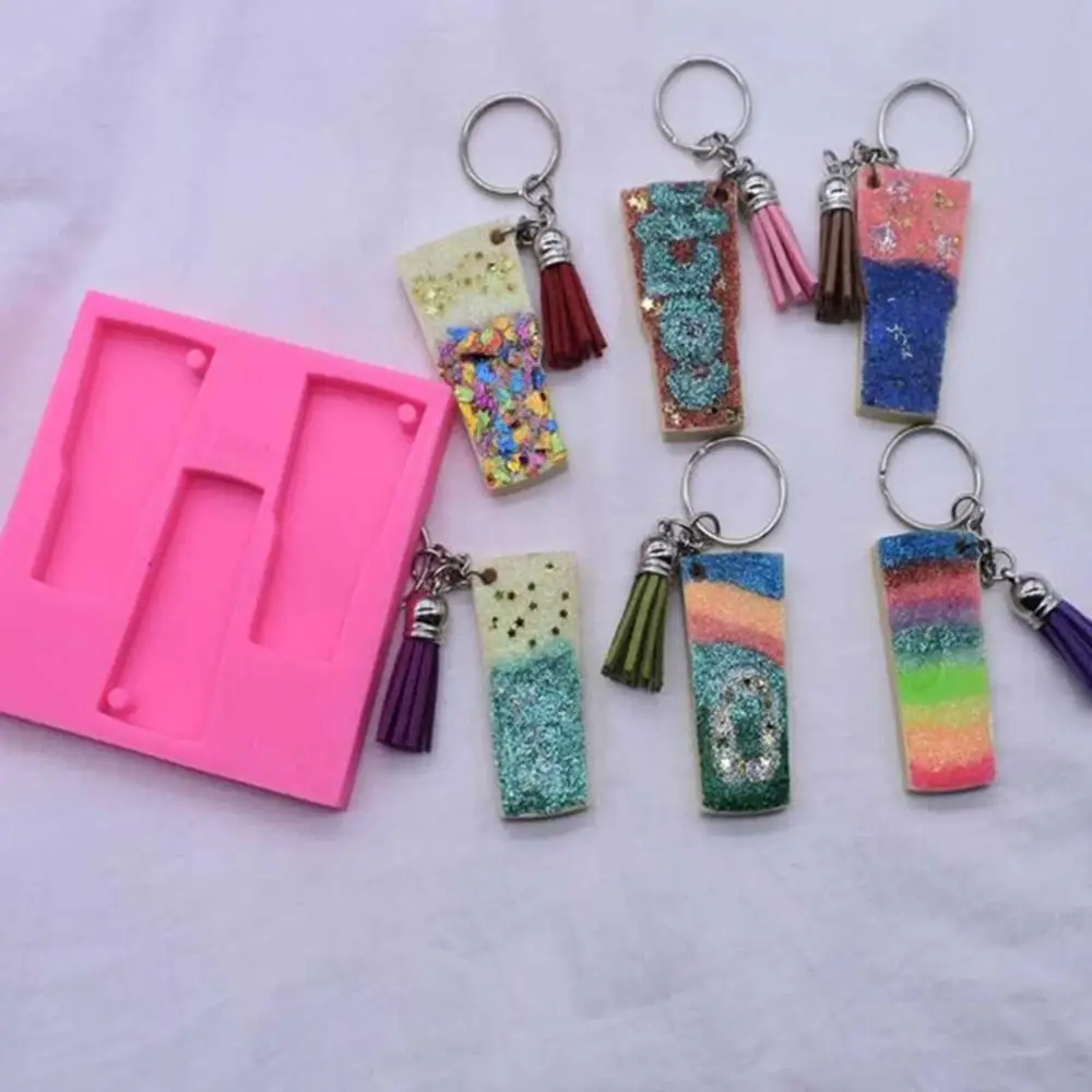 Силиконовая форма для брелоков в виде блестящей воды 1 шт.|Принадлежности