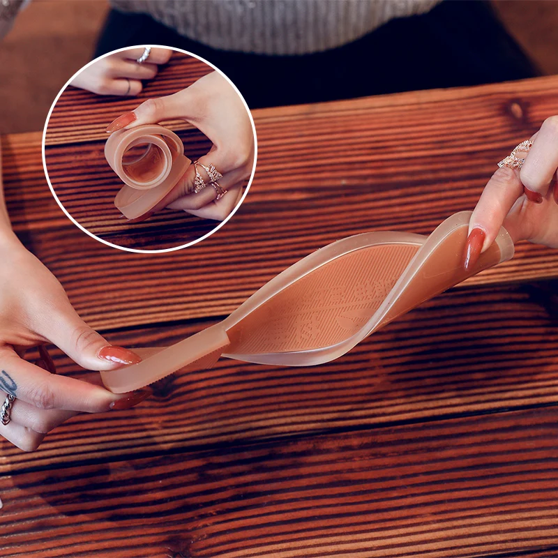 

Shoes For Women 2021 Summer White Silk Square Toe Flat Heel Slippers Outdoor Woman Beach Sandals Comfort Women's Shoes Flip Flop