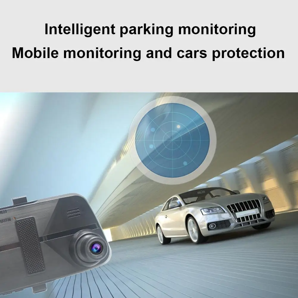 Dashcam 1080P зеркало заднего вида автомобиля Dvr 4,3 дюймов Full HD экран автомобиля вождения видео рекордер камера 140 градусов широкий угол