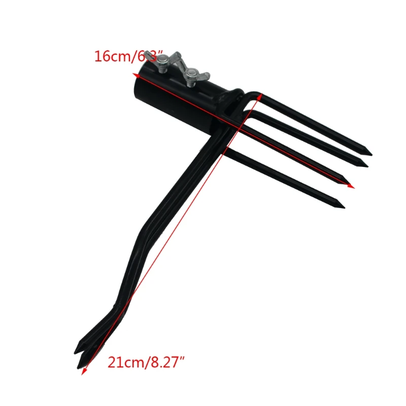 

Weed Puller Weeder Hand Tool Handle Garden Weeding Tool with 4 Claws Hand Weed