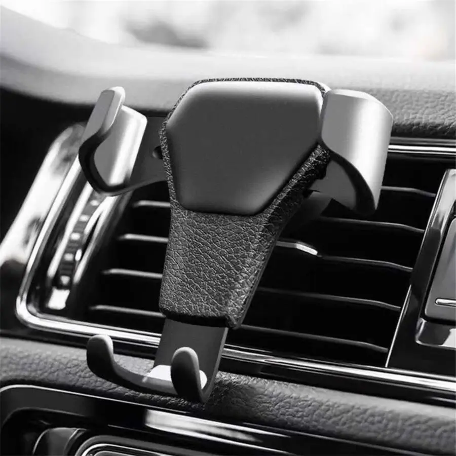 

Gravity Car Mount For Mobile Phone Holder Car Air Vent Clip Stand Cell phone GPS Support For iPhone 11 XS X XR 7 Samsung Huawei