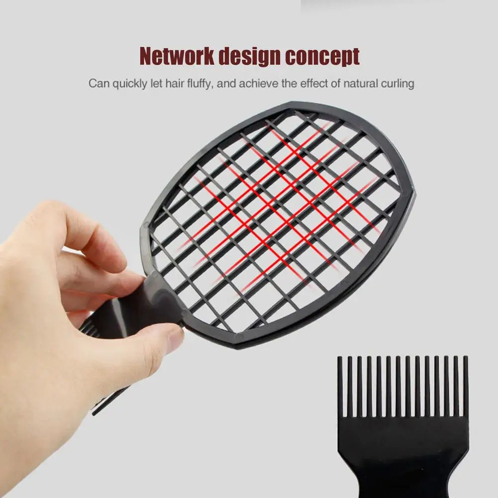 

2021 Man Curling Comb Twist Curl Comb Dreadlocks Perm Styling Comb Two-in-one Design Atypical Twisted Comb