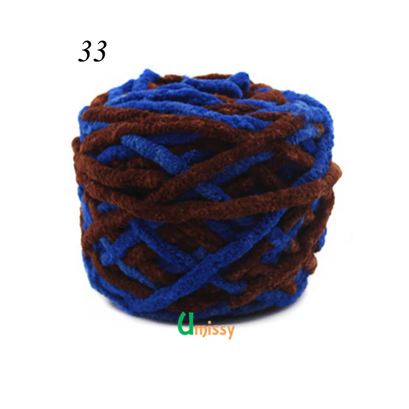 33 4pcs 4 шт красочные толстые пряжи для вязания красивая шляпа шарф свитер обувь гигантская шерсть кашемировое одеяло пряжа - Цвет: 33 4pcs