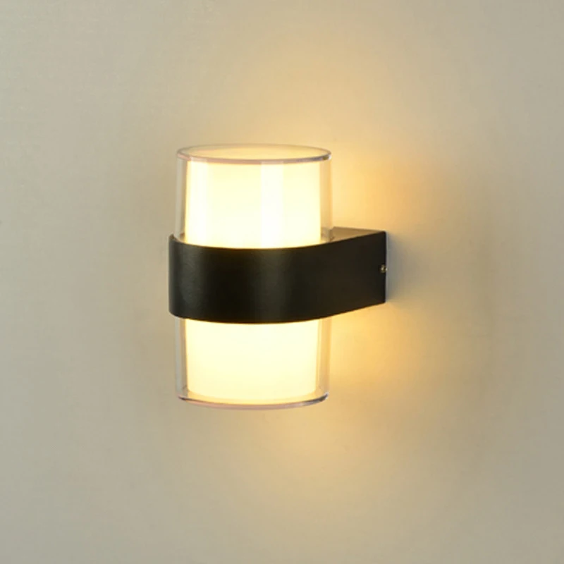 Светодиодный настенный светильник для улицы водонепроницаемый современный