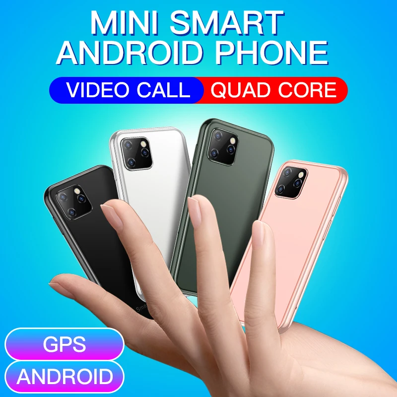Мини-смартфон UNIWA XS11 Android 6 0 2 Sim-карты 4 ядра | Мобильные телефоны и аксессуары