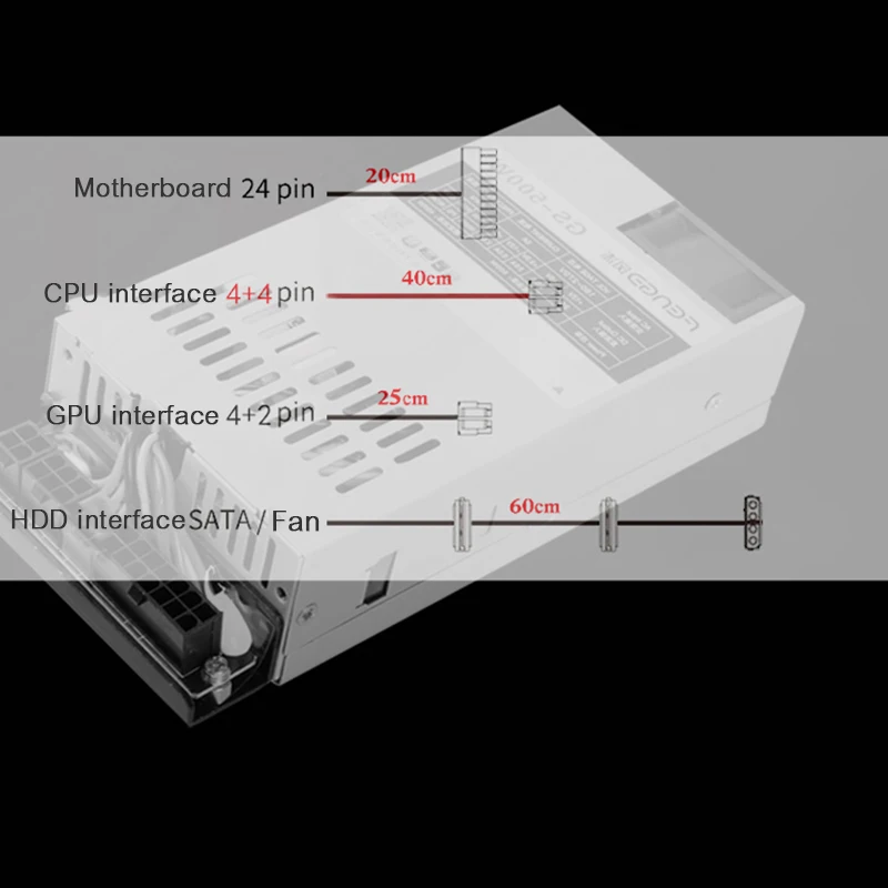 Корпус для ПК Гибкий импульсный источник питания 400 Вт 1U полный модуль K39 K35 S3 M41 M24