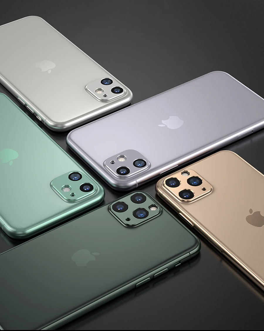 Для iPhone 11 Pro Max пленка из закаленного стекла задняя крышка объектива камеры металлическое защитное кольцо чехол для iPhone 11 защита экрана