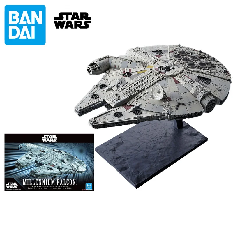 

Bandai Звездные войны 1/144 «Сокол Тысячелетия» Скайуокер люк собранная модель фигурки для взрослых декоративные игрушки детские подарки