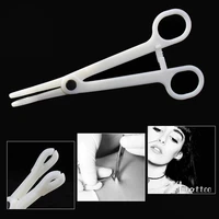 25pc profession disposable sterile body piercing plier plastic clamp body ear lip navel nose tongue eyebrow piercing forcep tool