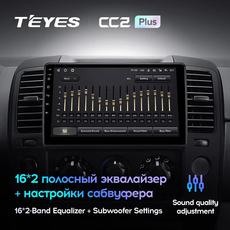 TEYES CC2L и CC2 Plus Штатная магнитола For Ниссан Навара 2 Nissan Navara 3 D40 2004 - 2010 Android до 8-ЯДЕР 6 +