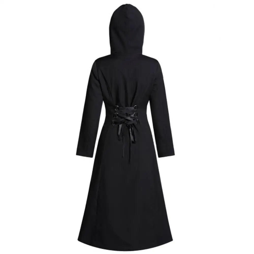 

Spring Cloak Women Fashion Solid Hooded Long Sleeve Zipper Capes Shawl Coat Ponchos Mujer Invierno Elegantes Cape Poncho Women