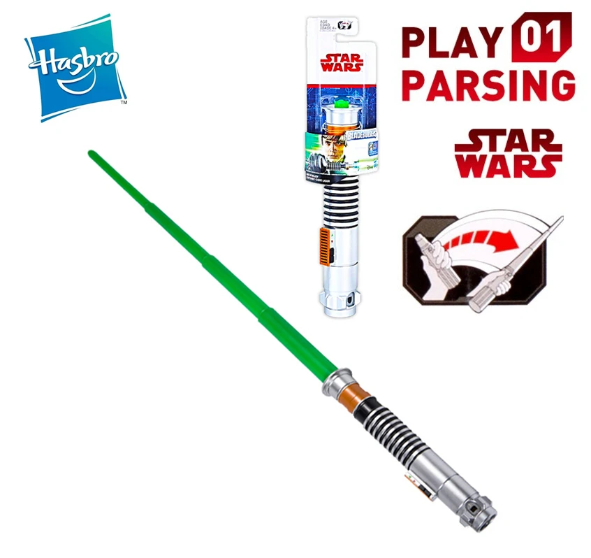 

Hasbro Star Wars Jedi E8 Series Role Play Children's Toy Movie Peripheral Festival Gift Retractable Lightsaber Green C1289