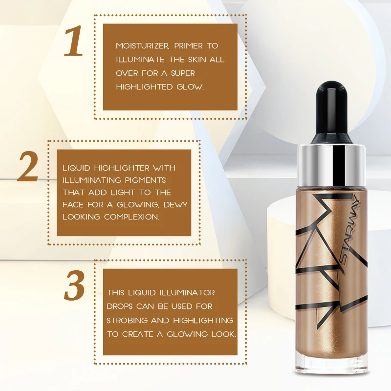 STARWAY 6 шт./кор. оптовая продажа Красота салон осветитель Жидкий тональный крем для