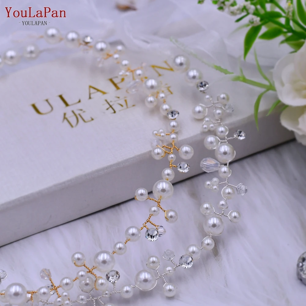 YouLaPan HP03 Свадебный ободок с кристаллами простой свадебный головной убор