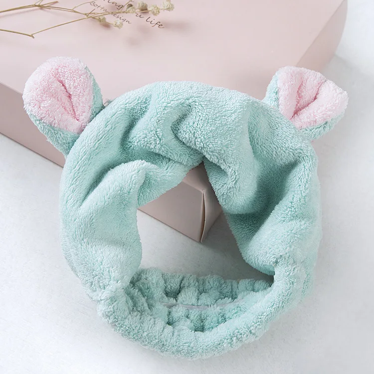 Женская резинка для волос из кораллового флиса с кошачьими ушками Красивая