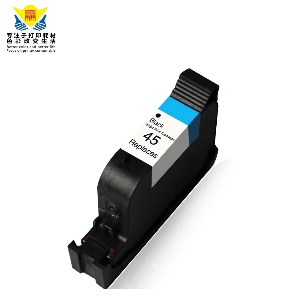(2 шт./лот) Восстановленный чернильный картридж hp45 (51645A) для Deskjet 820 850 855 870 1120 HPs 1120cxi