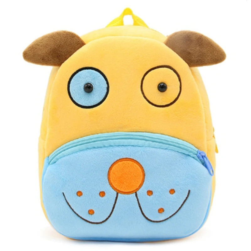 

NEW-3D Cartoon Plush Children Backpack Kindergarten Schoolbag Animal Kids Backpack Children School Bags Girl Backpack