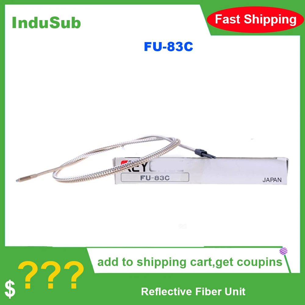 

FU-83C Reflective Fiber Unit Digital Fiber Optic Sensors FS-N40 series