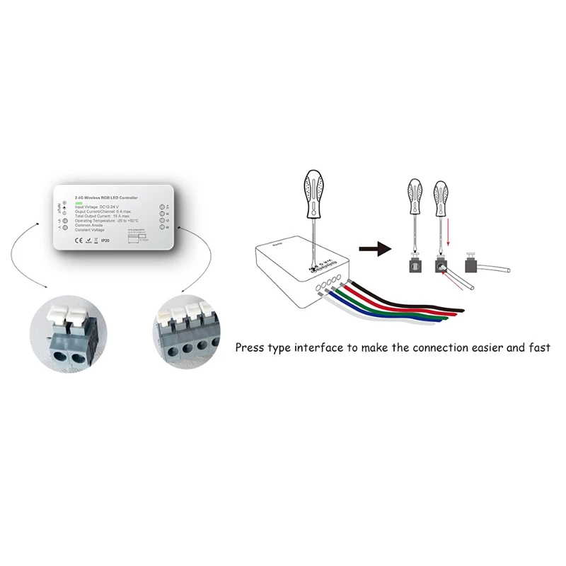 G светодиодный OPTO WW/CW Смарт Управление Zigbee Системы Беспроводной освещение 12V 24V Rgb
