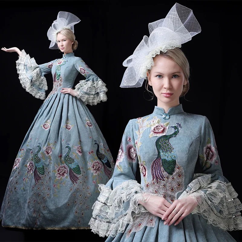 Женский костюм принцессы на Хэллоуин готическое платье лолиты в стиле ретро